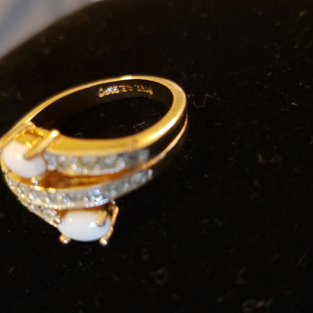 Vintage ESPO 14K Gold Electroplated Ri - Picture 7 of 7